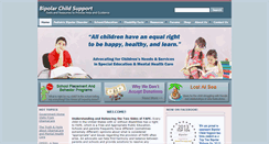 Desktop Screenshot of bipolarchildsupport.com